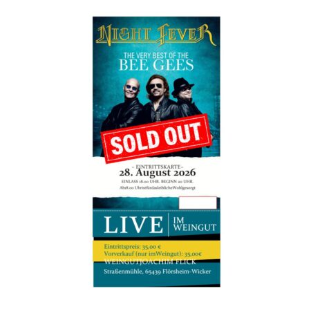 Night Fever - A tribute to the Bee Gees 28.8.26