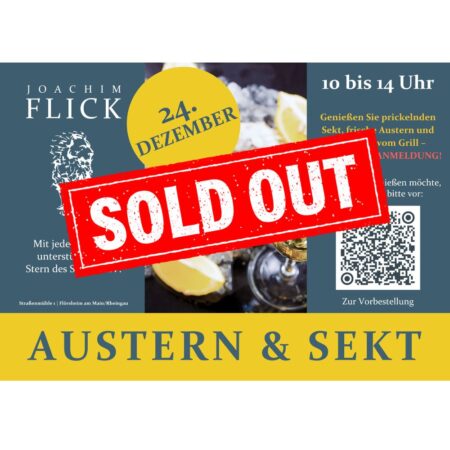 Austern (Gillardeau) und Sekt 24.12.2025